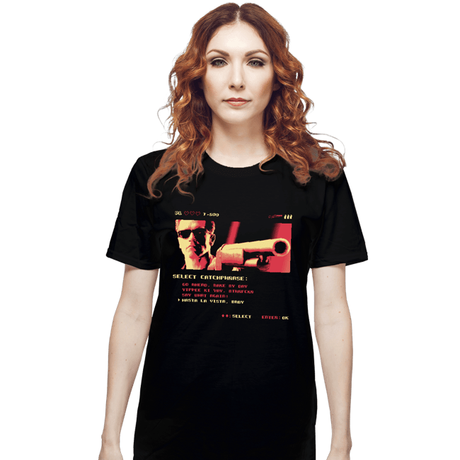 Shirts T-Shirts, Unisex / Small / Black Hasta La Vista