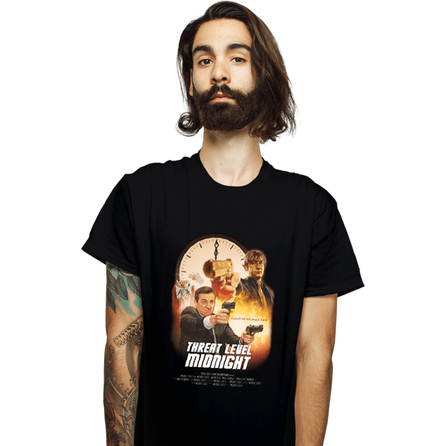 Secret_Shirts T-Shirts, Unisex / Small / Black Threat Level