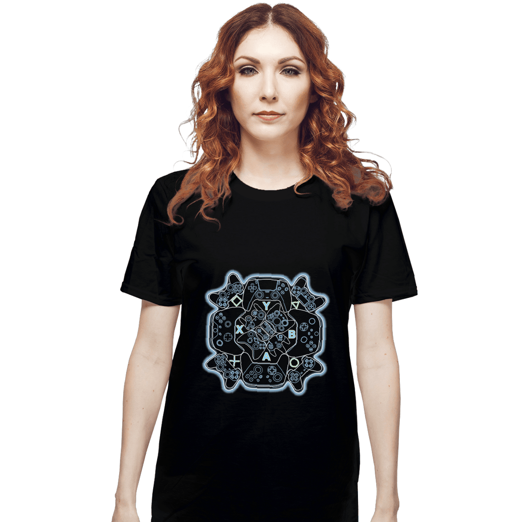 Shirts T-Shirts, Unisex / Small / Black Gamer Mandala