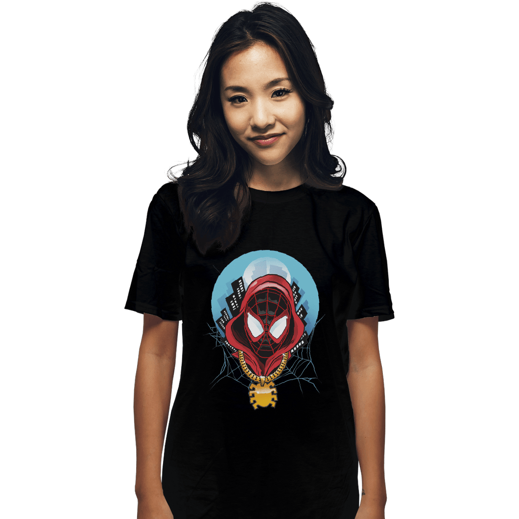 Shirts T-Shirts, Unisex / Small / Black Spider Chain