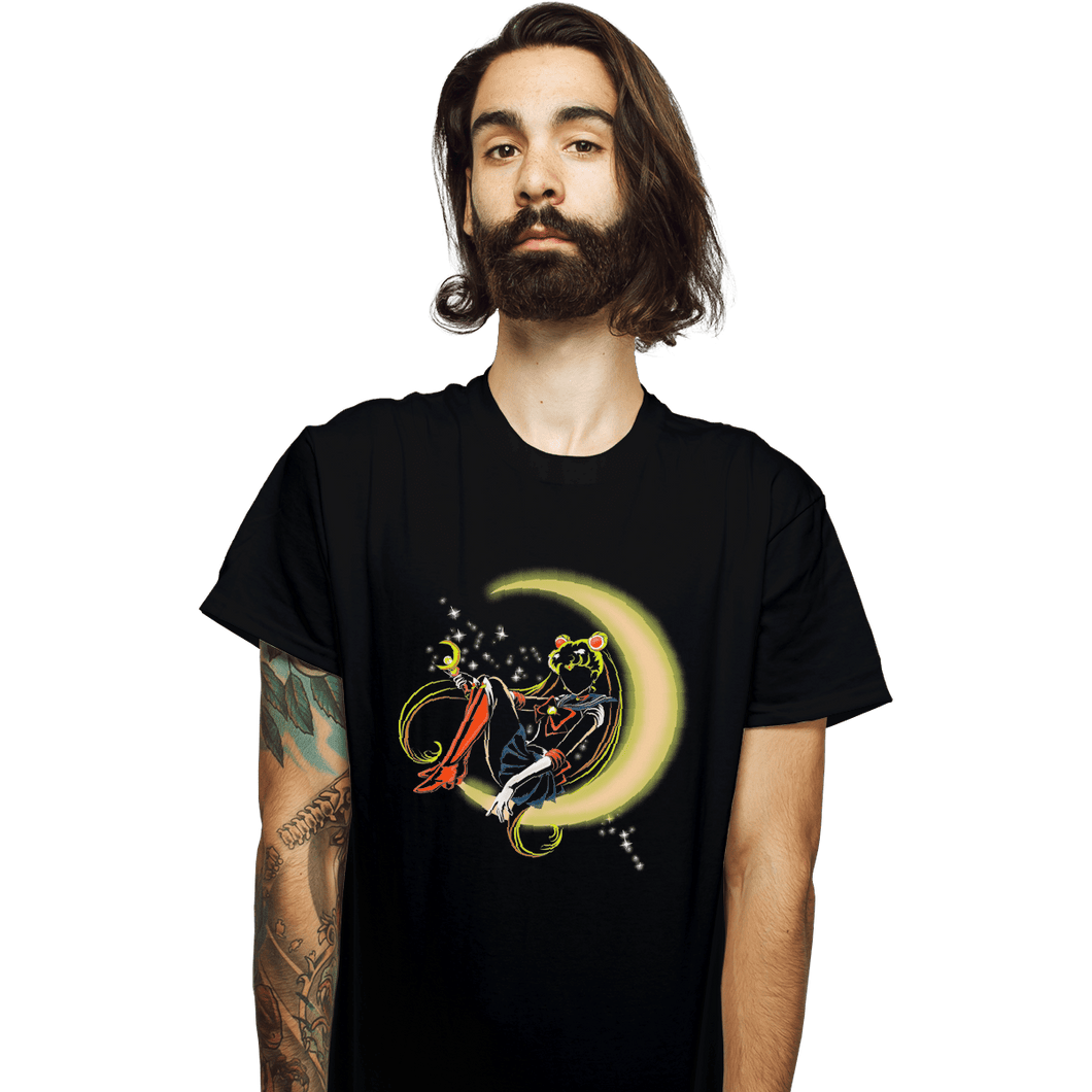 Shirts T-Shirts, Unisex / Small / Black Moon Power