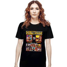 Load image into Gallery viewer, Shirts T-Shirts, Unisex / Small / Black Double Damme
