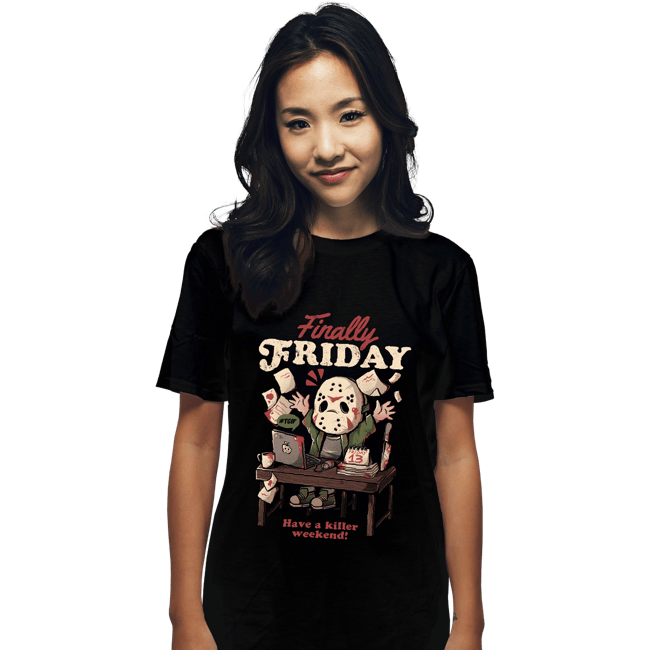 Daily_Deal_Shirts T-Shirts, Unisex / Small / Black Finally Friday