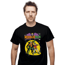 Load image into Gallery viewer, Shirts T-Shirts, Unisex / Small / Black Mermaid Man
