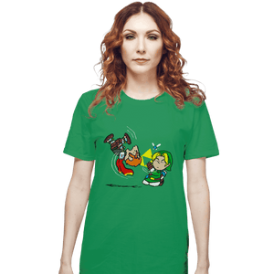 Secret_Shirts T-Shirts, Unisex / Small / Irish Green Triforce Gag