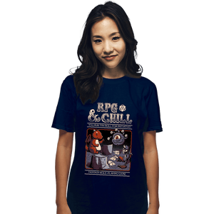 Secret_Shirts T-Shirts, Unisex / Small / Navy RPG And Chill
