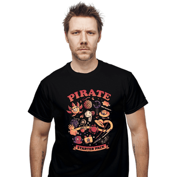 Daily_Deal_Shirts T-Shirts, Unisex / Small / Black Pirate Starter Pack