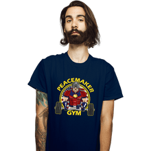 Load image into Gallery viewer, Daily_Deal_Shirts T-Shirts, Unisex / Small / Navy Eagly Gym
