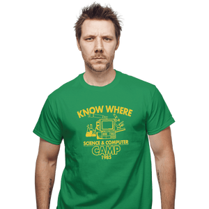 Shirts T-Shirts, Unisex / Small / Irish Green Know Where Camp