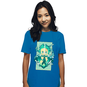 Shirts T-Shirts, Unisex / Small / Sapphire Water Breathing