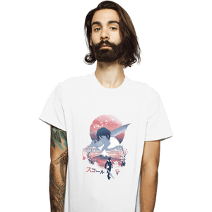 Shirts T-Shirts, Unisex / Small / White Ukiyo Squall