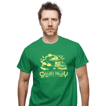 Shirts T-Shirts, Unisex / Small / Irish Green Relax In Saturn Valley