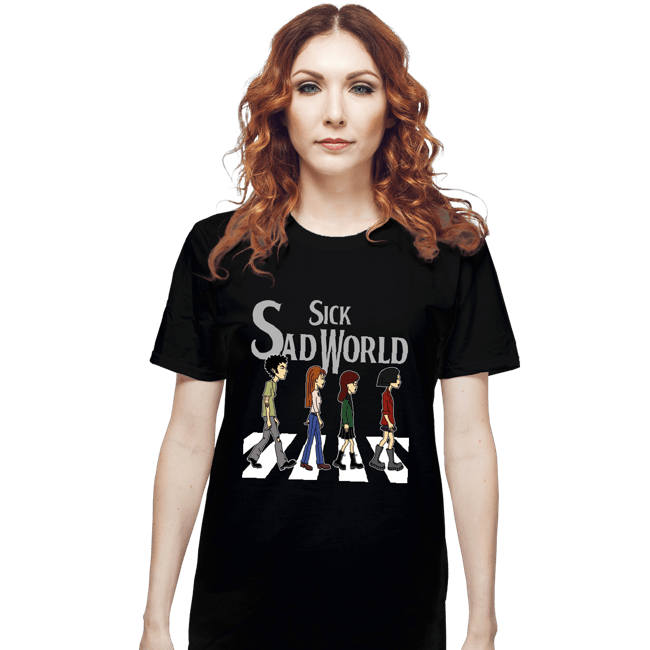 Daily_Deal_Shirts T-Shirts, Unisex / Small / Black Sick Sad Road