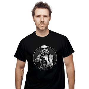 Shirts T-Shirts, Unisex / Small / Black Retro Trooper