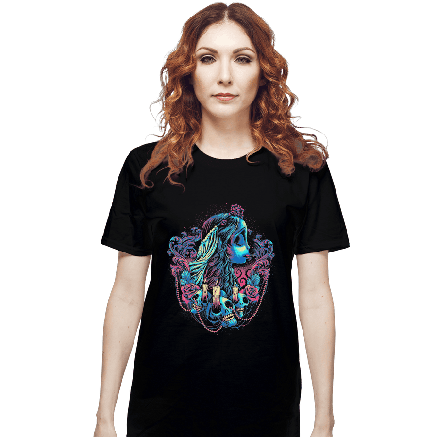 Shirts T-Shirts, Unisex / Small / Black Colorful Bride