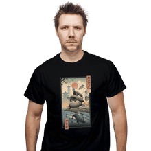 Load image into Gallery viewer, Shirts T-Shirts, Unisex / Small / Black Kame Kame Ukiyo-e
