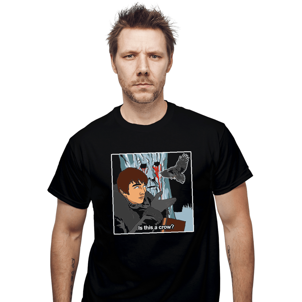 Shirts T-Shirts, Unisex / Small / Black Is This A Crow
