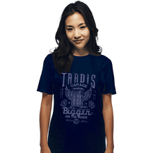 Load image into Gallery viewer, Daily_Deal_Shirts T-Shirts, Unisex / Small / Navy Tardis Garage
