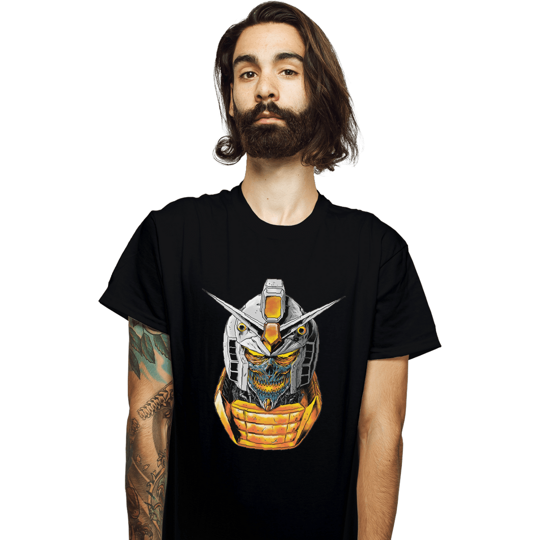 Shirts T-Shirts, Unisex / Small / Black Skull Warrior