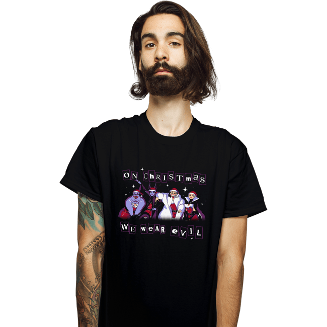 Secret_Shirts T-Shirts, Unisex / Small / Black Merry Evil-Mas