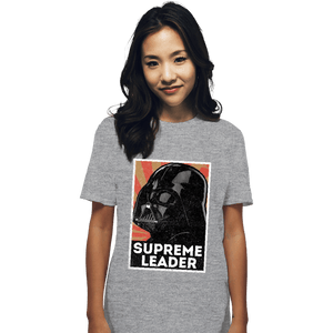 Shirts T-Shirts, Unisex / Small / Sports Grey Supreme Leader