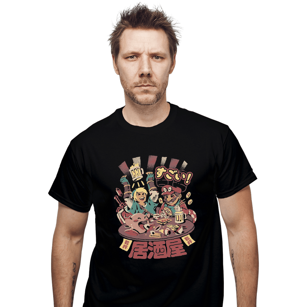 Shirts T-Shirts, Unisex / Small / Black Heroes Izakaya