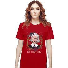 Load image into Gallery viewer, Shirts T-Shirts, Unisex / Small / Red Sabrina Not Today

