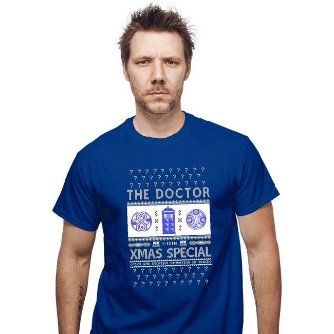 Shirts T-Shirts, Unisex / Small / Royal Blue Doctor Ugly Sweater