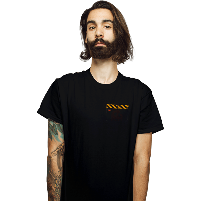 Shirts T-Shirts, Unisex / Small / Black Pocket Trap