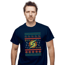 Load image into Gallery viewer, Secret_Shirts T-Shirts, Unisex / Small / Navy Ugly Metroid
