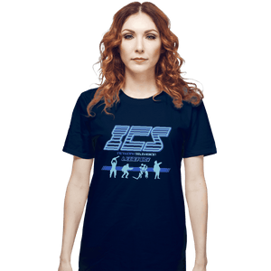 Shirts T-Shirts, Unisex / Small / Navy Running Man ICS Legends