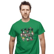 Load image into Gallery viewer, Shirts T-Shirts, Unisex / Small / Irish Green Fireflys
