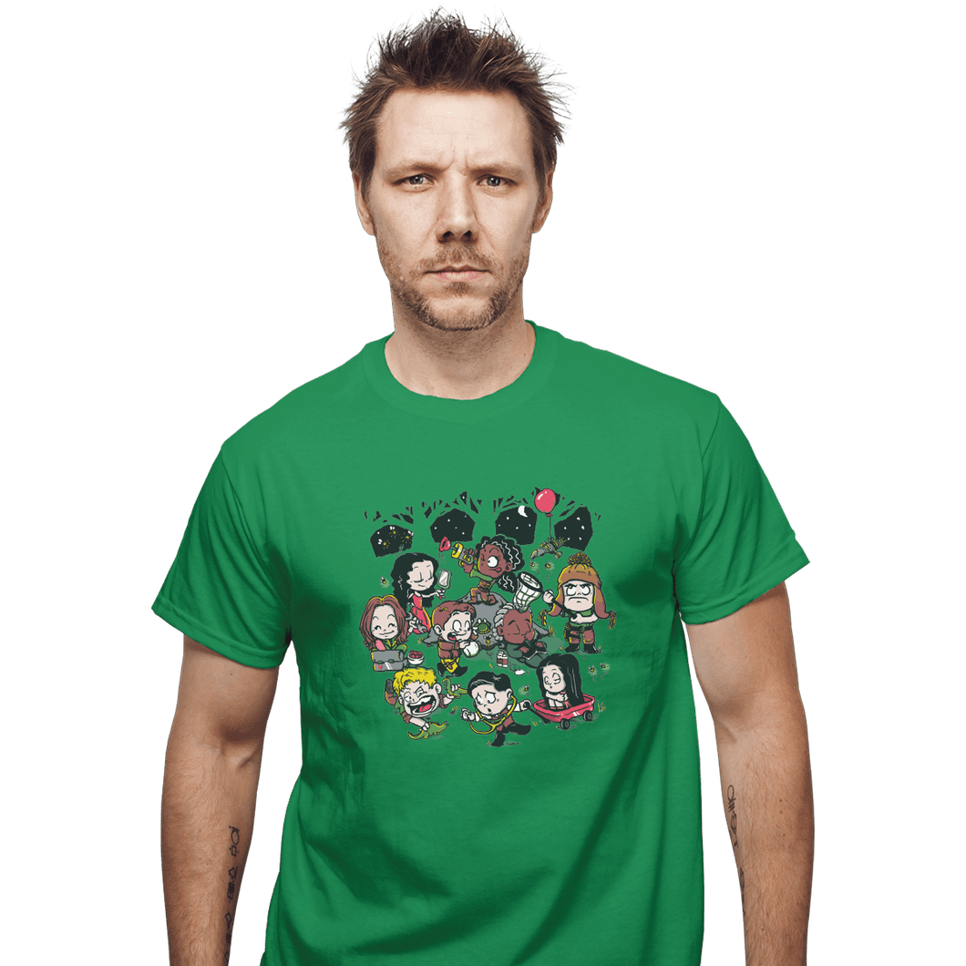 Shirts T-Shirts, Unisex / Small / Irish Green Fireflys