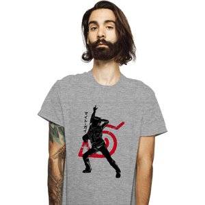 Shirts T-Shirts, Unisex / Small / Sports Grey Crimson Might Guy