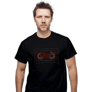 Shirts T-Shirts, Unisex / Small / Black Neon Biker