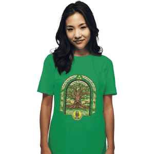 Shirts T-Shirts, Unisex / Small / Irish Green Deku Tree
