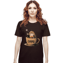 Load image into Gallery viewer, Shirts T-Shirts, Unisex / Small / Dark Chocolate Accio Coffee
