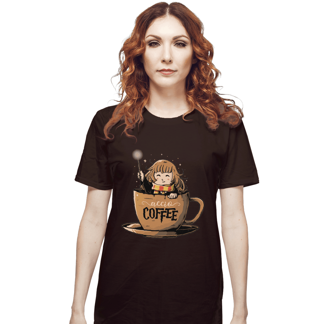 Shirts T-Shirts, Unisex / Small / Dark Chocolate Accio Coffee