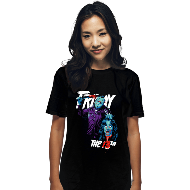 Secret_Shirts T-Shirts, Unisex / Small / Black Jason 13TH NES