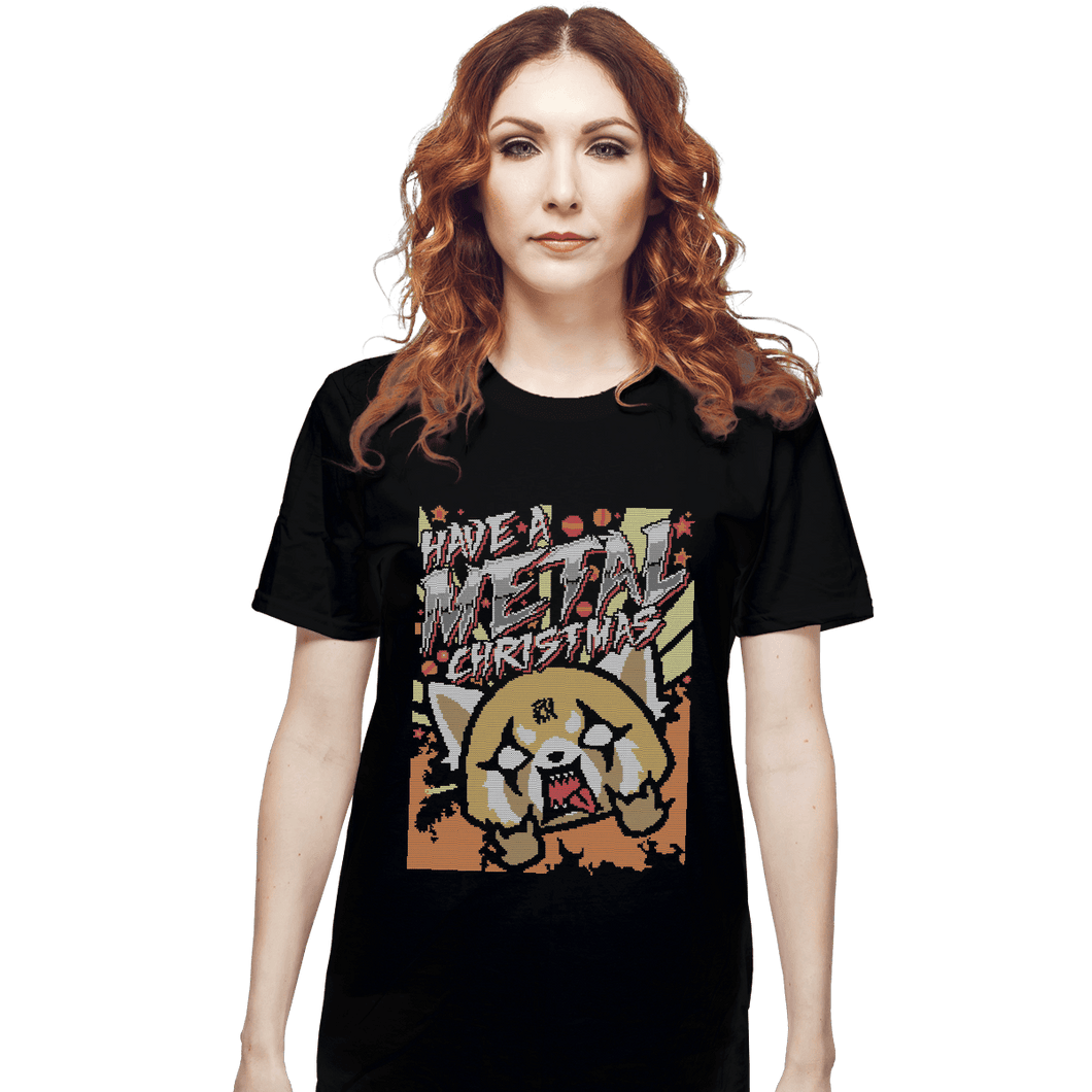 Shirts T-Shirts, Unisex / Small / Black Have A Metal Christmas