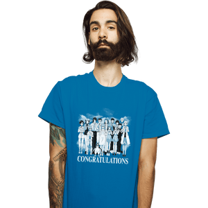 Shirts T-Shirts, Unisex / Small / Sapphire Congratulations