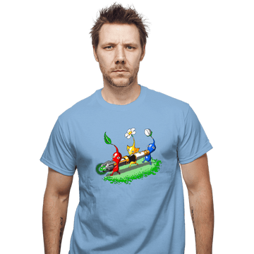 Shirts T-Shirts, Unisex / Small / Powder Blue Pikmin Who