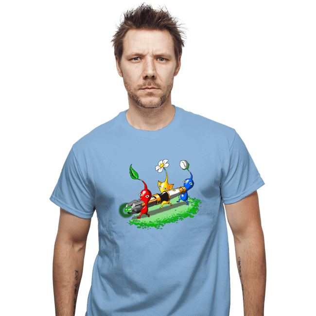 Shirts T-Shirts, Unisex / Small / Powder Blue Pikmin Who