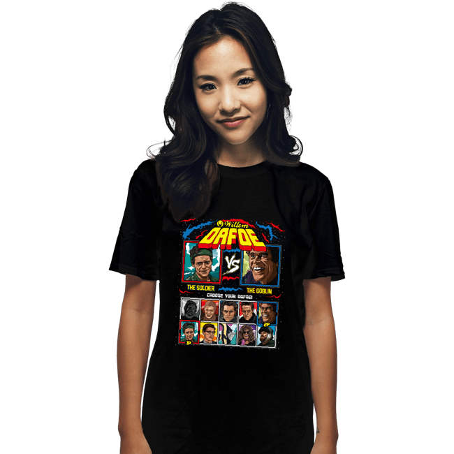 Secret_Shirts T-Shirts, Unisex / Small / Black Dafoe Arcade