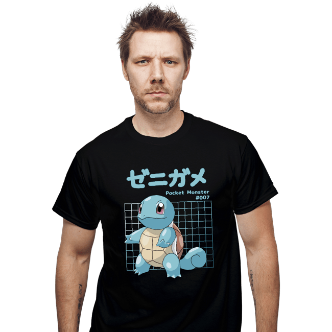Sold_Out_Shirts T-Shirts, Unisex / Small / Black Squirtle X-Ray
