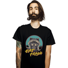 Load image into Gallery viewer, Shirts T-Shirts, Unisex / Small / Black Eat Trash
