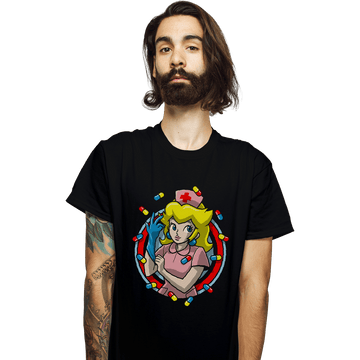 Shirts T-Shirts, Unisex / Small / Black Nurse Toadstool