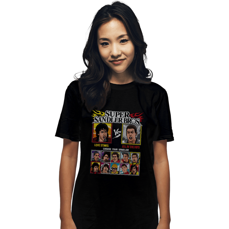 Shirts T-Shirts, Unisex / Small / Black Super Sandler Bros