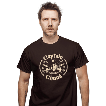 Shirts T-Shirts, Unisex / Small / Dark Chocolate Captain Chunk