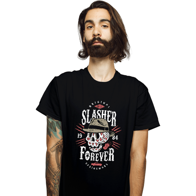 Shirts T-Shirts, Unisex / Small / Black Slasher Forever